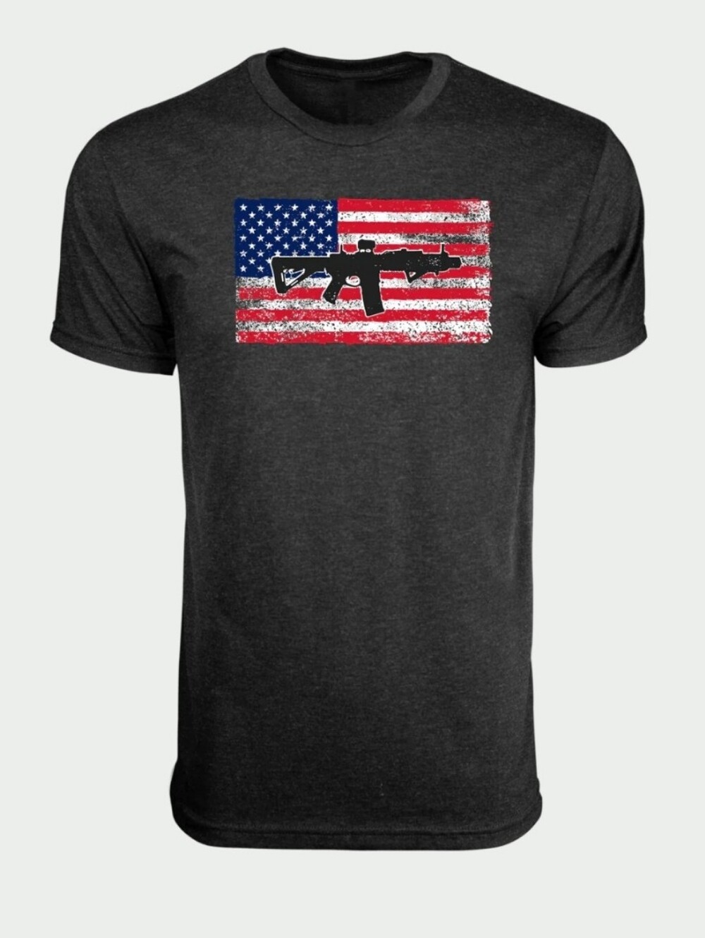 Black Rifle Coffee Company SBR American Flag and Rifle Print Size: XXXL NIP